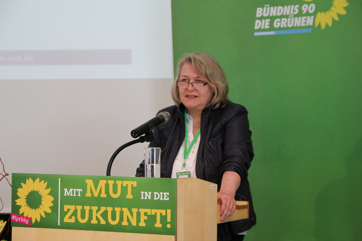 Regine Auster vom Bündnis Mehr Demokratie. ©Bündnis 90/Die Grünen Brandenburg