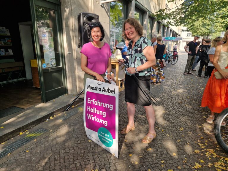 Wahlkampfauftakt: Noosha Aubel startet als überparteiliche Kandidatin für das Amt der Oberbürgermeisterin in Potsdam