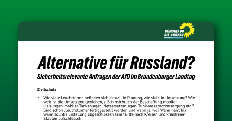 Recherche: Alternative für Russland?