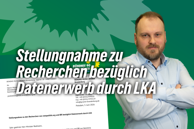 Pressemitteilung und Stellungnahme zu Recherchen  Datenerwerb durch LKA