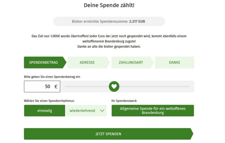 CSD Rathenow fehlen wegen Kürzung von CDU-Ministerin Prien 1.000€  – Spendenaktion der Bündnisgrünen übertrifft alle Erwartungen